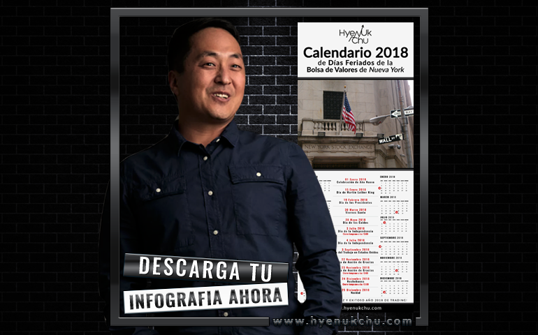 2018 Calendario De Días Feriados De La Bolsa De Valores De Nueva York - Hyenuk Chu