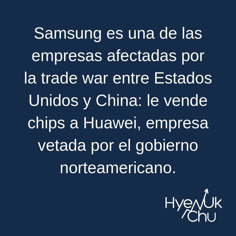 Así está la situación de Samsung en la Bolsa - Hyenuk Chu