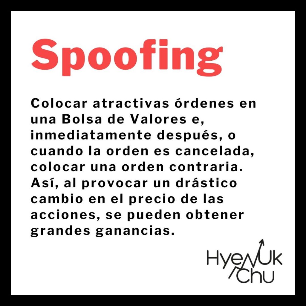 Definición de spoofing - Hyenuk Chu