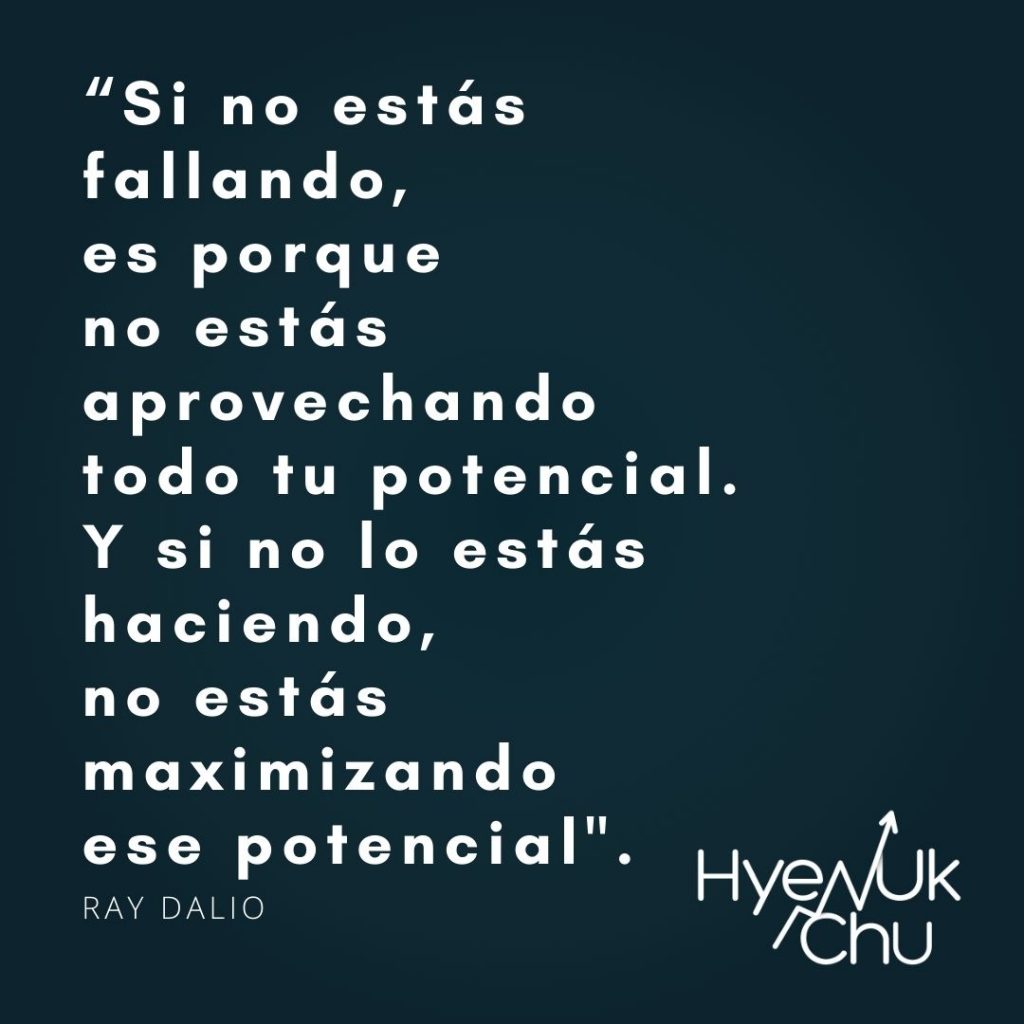 Frase de Ray Dalio - Hyenuk Chu