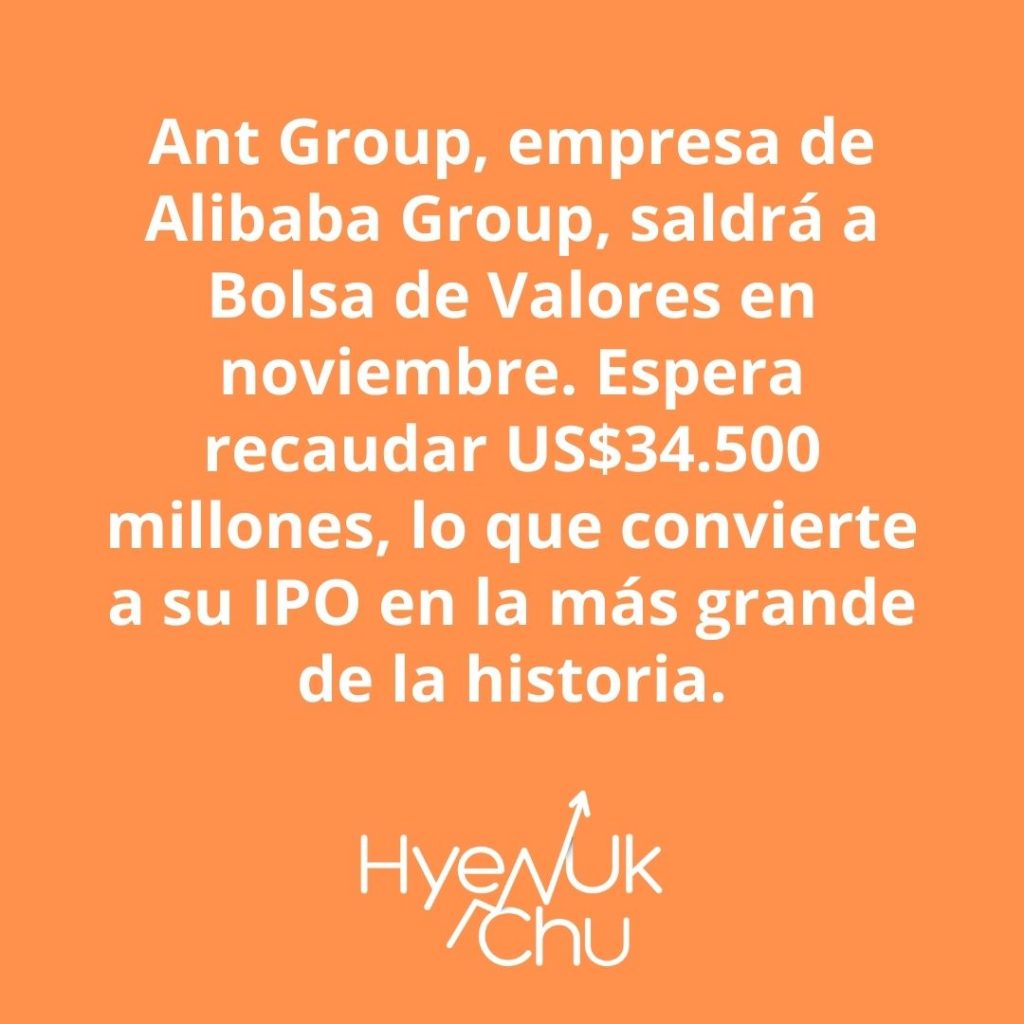 Ten presente este dato sobre Ant Group y su IPO – Hyenuk Chu Foto: Pixabay