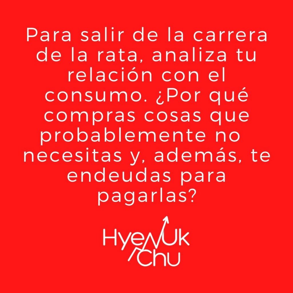 Paso para salir de la carrera de la rata