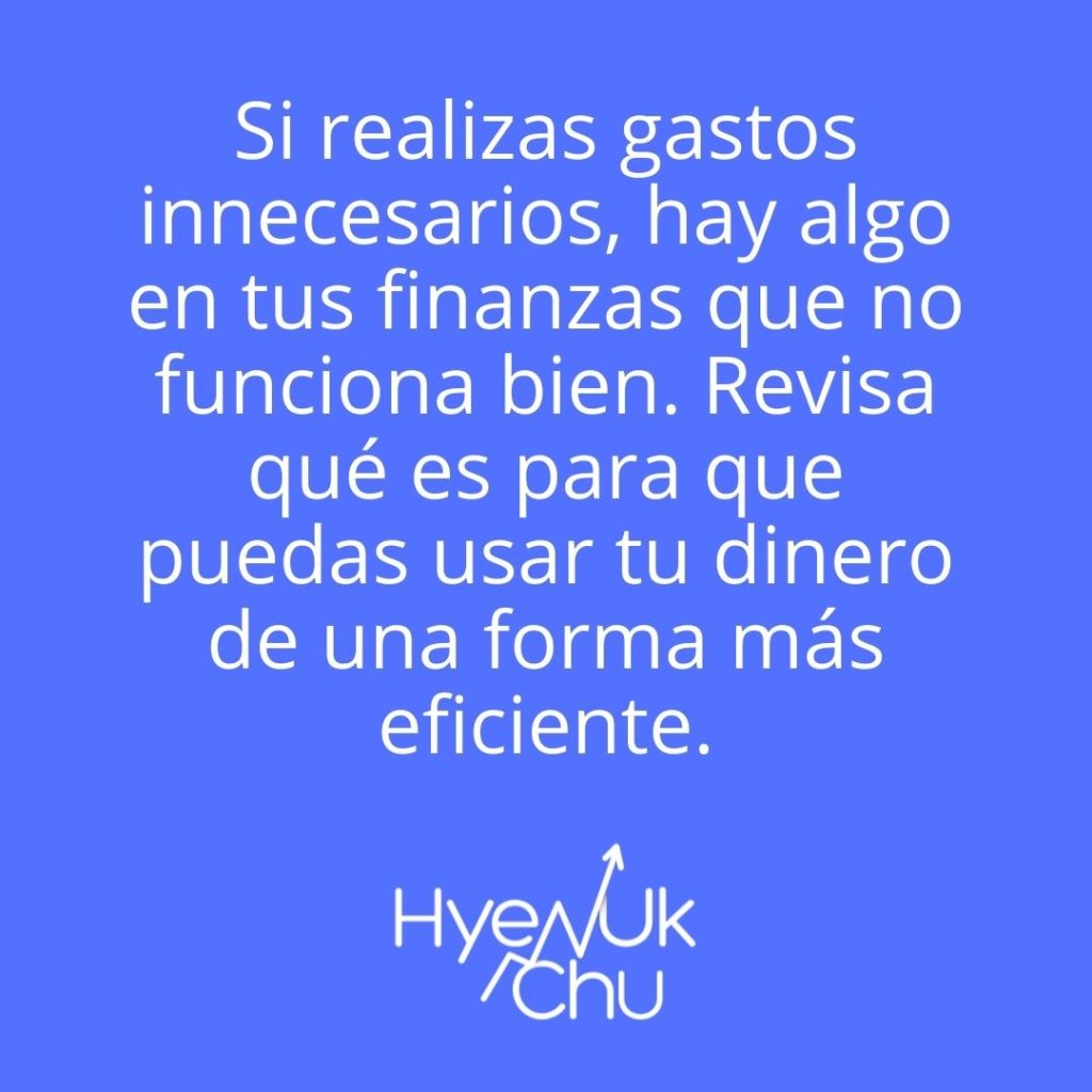 Sobre los gastos innecesarios - Hyenuk Chu Sobre los gastos innecesarios