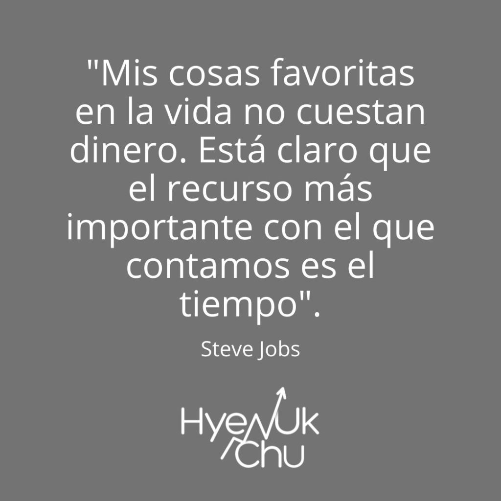 Frase de Steve Jobs - Hyenuk Chu Frase de Steve Jobs