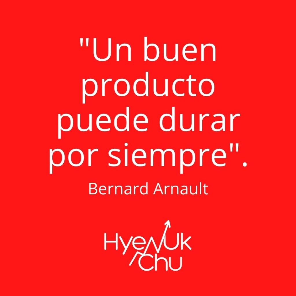 Frase de Bernard Arnault