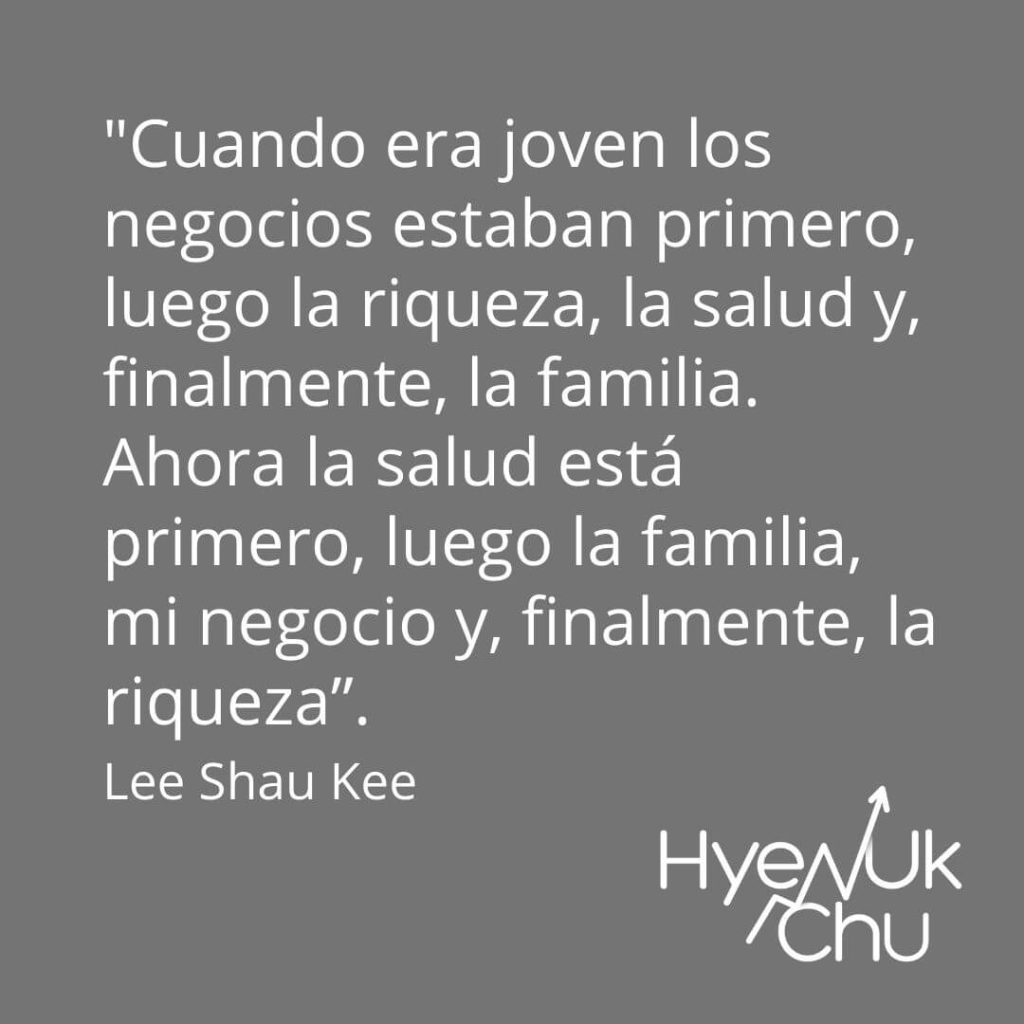 Frase de Lee Shau Kee